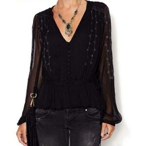 Free people size small blouse
